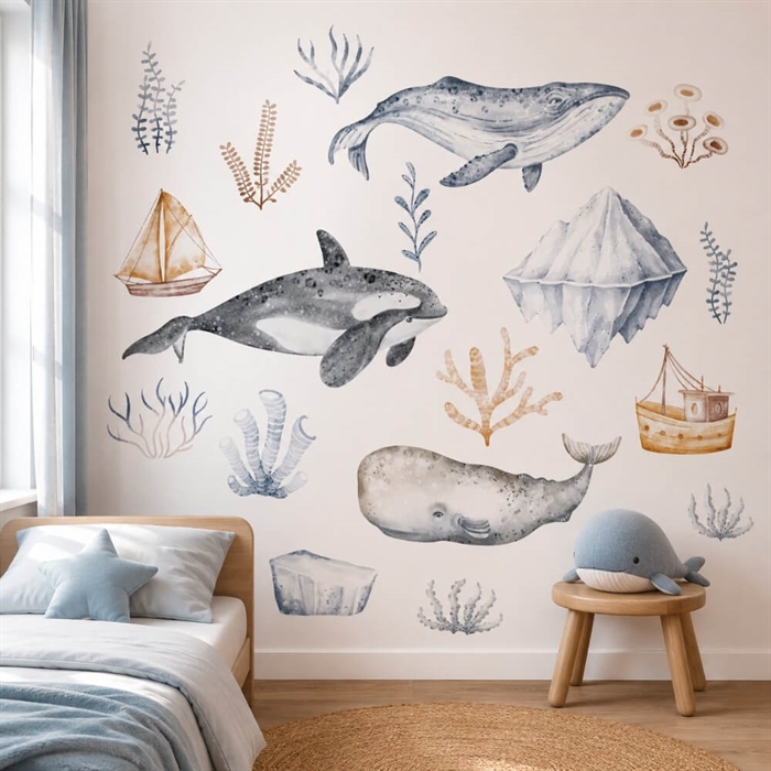 Giganten der Meere – Wandsticker