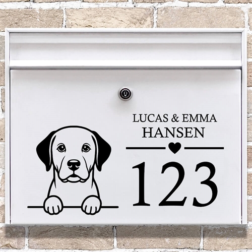 Briefkastenaufkleber mit Löwenzahn