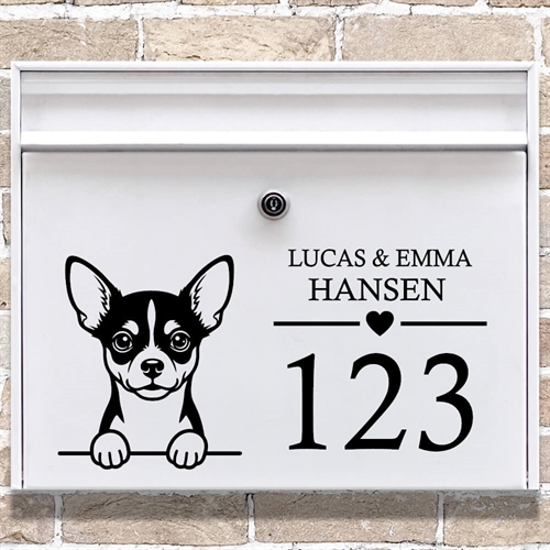 Briefkastenaufkleber mit Löwenzahn