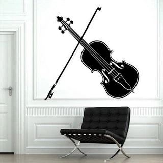 Violine - Wandtattoo