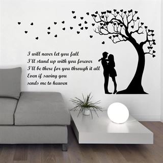 Ægte kærlighed - wallstickers