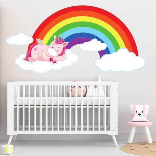 Regenbogen mit Einhorn