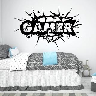 Wandtattoo Gamer 3D