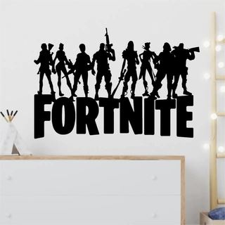 Fortnite Wandtattoo mit allen Charakteren