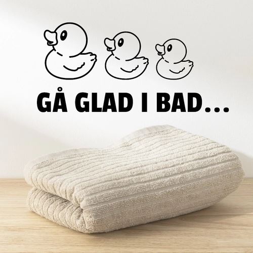 Wandaufkleber Nehmen Sie ein Bad voller Freude