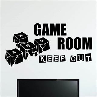 Spielzimmer Keep out - Wandtattoo