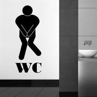 WC - Wandtattoo